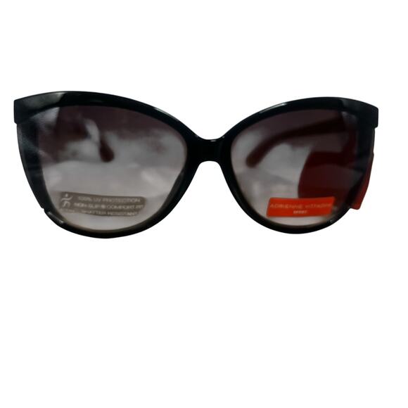 Adrienne Vittadini Cateye Sunglasses in Black - Picture 1 of 6